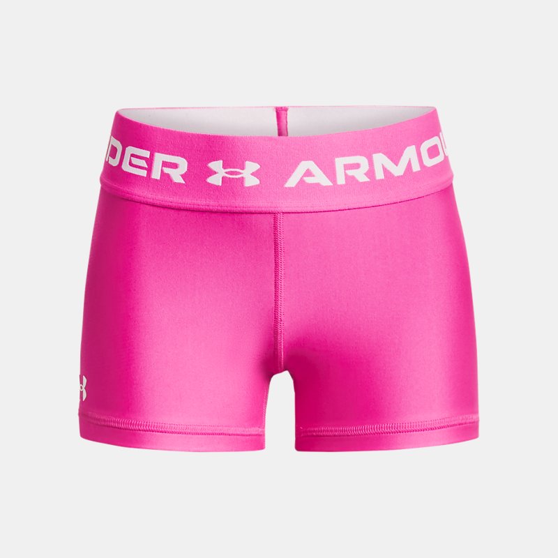 Under Armour Girls' HeatGear® Shorty Rebel Pink / White YLG (59 - 63 in)